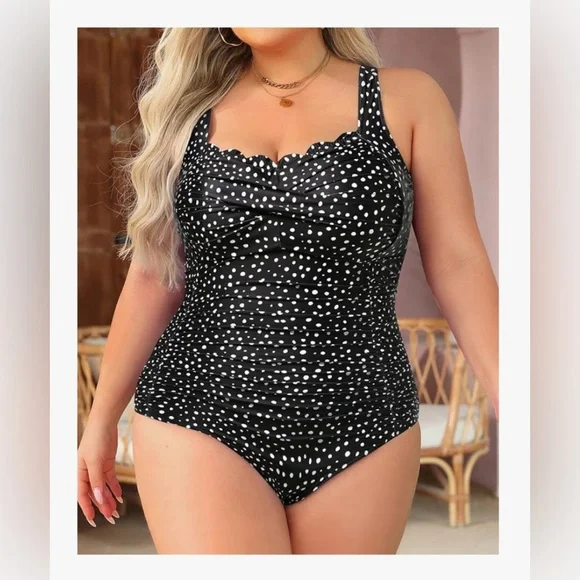 Swimsuit One Piece by Aqua Eve Size 20W NWT - Picture 4 of 13